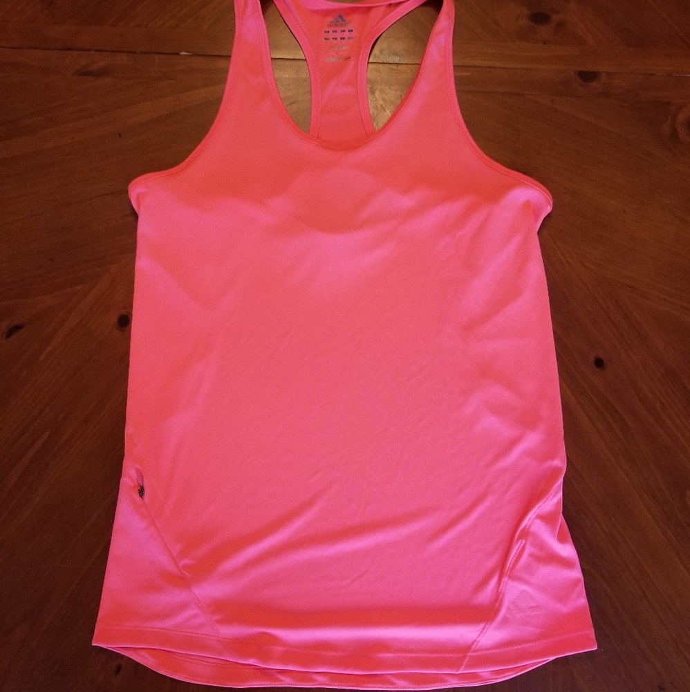 Adidas Pink Running Top (Large)